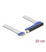 Delock Riser karta PCI Express, ze zástrčky x1 na slot x16, s kabelem, délka 20 cm