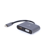 Gembird USB-C/HDMI, VGA adaptér