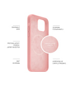 FIXED MagFlow Apple iPhone 14+ , růžový