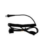 RS232 kabel(+5V signals), black, DB9 Male, 3m