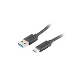 LANBERG USB-C (M) na USB-A (M) 3.1 kabel 1,8m, černý