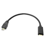 PremiumCord Adaptér USB 3.1 konektor C/male - USB 2.0 konektor Micro-B/male, 0,2m