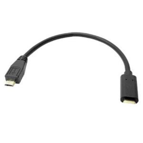 PremiumCord Adaptér USB 3.1 konektor C/male - USB 2.0 konektor Micro-B/male, 0,2m