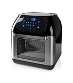 Nedis KAAFO300EBK - Digitální Horkovzdušná Fritéza| 12 l | Časovač: 60 min | Černá