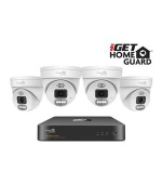 iGET HOMEGUARD HGNVK84804 - kamerový PoE set 2K NVR 8CH + 4x venkovní kamera se zvukem