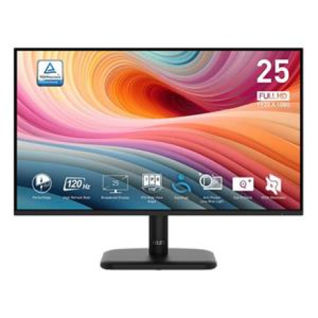 MSI PRO MP251L E2 monitor 24,5"/FHD/IPS/1ms/120Hz/HDMI/D-Sub/černá