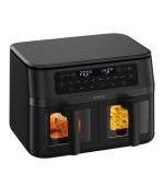 Salente DoubleAir, duální horkovzdušná fritéza, 11 l, černá