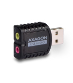 AXAGON ADA-10, USB 2.0 - externí zvuková karta MINI, 48kHz/16-bit stereo, vstup USB-A