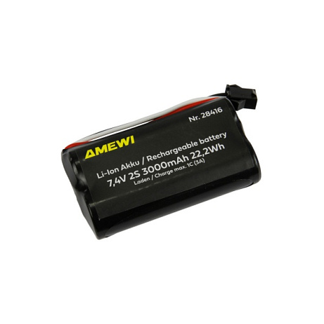 Akumulátor Li-ion 7,4V 3000mAh 3SM konektor AMEWI