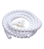 CONNECT IT trubice pro vedení kabelů WINDER, 2,5m x 20mm, bílá