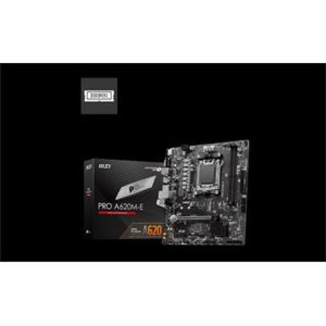 MSI PRO A620M-E, AM5, AMD A620, 2x DDR5, mATX