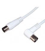 PremiumCord TV kabel M/F 90°, 2m