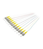 Digitus ST Fiber Pigtail , Loose Buffer, 09/125 µ 12 Pcs., Color code DIN IEC 304, Singlemode, OS2 Length 2m