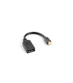 LANBERG adaptér mini DisplayPort 1.1 na Displayport, M/F, kabel 20cm, černý