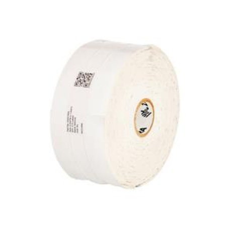 Zebra Wristband, Synthetic, 2x7in (50.8x177.8mm); DT, Lam 65843RM / 66213RM, Coated, 1in (25.4mm) core, 275/roll, 6/box. Black mar