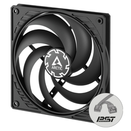 ARCTIC P14 Slim PWM PST – 140mm Pressure optimized case fan | Slim Profile | PWM controlled speed wi