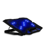 EVOLVEO Ania 5, chladicí podložka pro notebook, 5x ventilátor, modré podsvícení