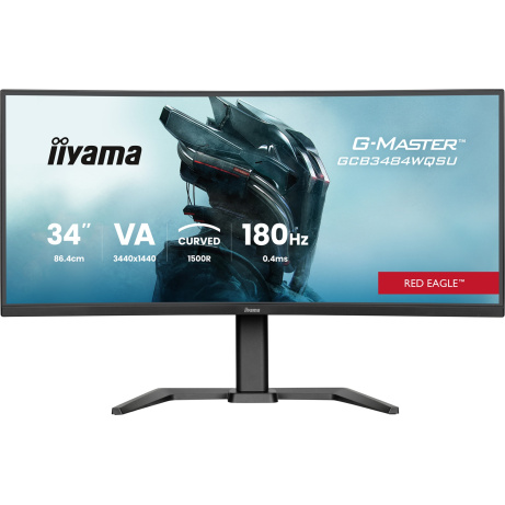iiyama G-Master/GCB3484WQSU-B1/34"/VA/wQHD/180Hz/0,4ms/Černá/3R