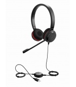 Jabra Evolve 30 II/Stereo/Jack/Drát/MS/Černá