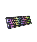Genesis herní klávesnice THOR 660 G2/Gateron Red/USB+BT/US layout/Černá