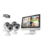 iGET HGNVK49004 - CCTV bezdrátový WiFi set HD 960p s LCD displejem 12", 4CH NVR + 4x IP kamera 960p