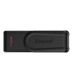 KINGSTON 64GB Portable USB 3.2 Gen 1 DataTraveler Exodia S (Black/Black)