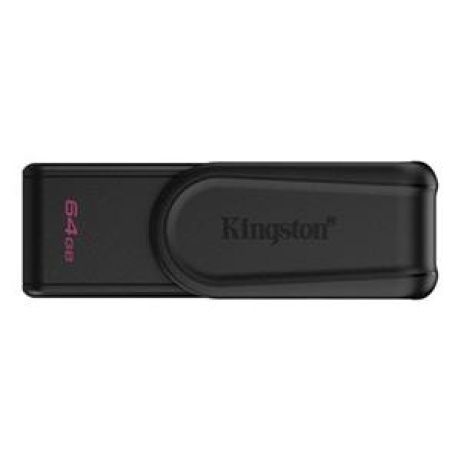 KINGSTON 64GB Portable USB 3.2 Gen 1 DataTraveler Exodia S (Black/Black)