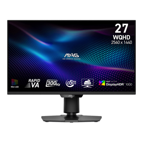 MSI MAG/274QPF X30MV/27"/VA/QHD/300Hz/0,5ms/Černá/3R