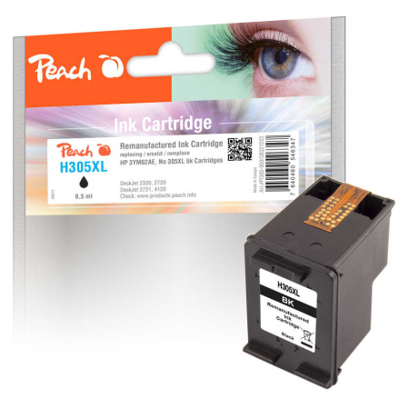 PEACH kompatibilní cartridge HP No 305XL, black