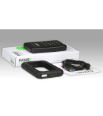 EVOLVEO 2.5" Encrypt 1, externí rámeček na HDD, USB 3.0, celohliníkový, antivibrační silikonový kryt