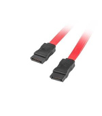 LANBERG SATA III datový kabel (6GB/S) F / F 50cm, červený