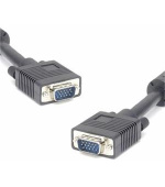 PremiumCord Kabel k monitoru HQ (Coax) 2x ferrit, SVGA 15p 20m, DDC2, 3xCoax+8žil