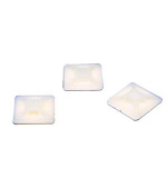 Fixapart CTMB 01 - samolepící příchytka pro stahovací pásky 3.6mm, 19x19mm, bílá