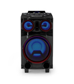 Nedis SPPT800BK- Bluetooth Party Reproduktor| 120 W | Držadlo | Párty osvětlení | Ekvalizér | Černá