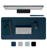 LEITZ podložka na stůl 40x80 cm tm. modrá