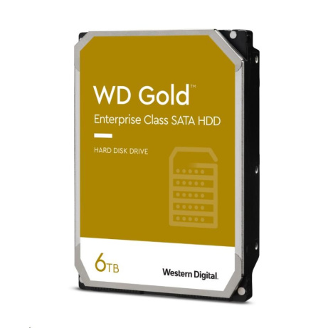 WD GOLD WD6004FRYZ 6TB SATA/ 6Gb/s 256MB cache 7200 ot., CMR, Enterprise