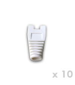 DATACOM Ochrana RJ45 s výřezem BÍLÁ (10ks)