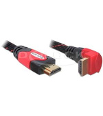 Delock HDMI 1.4 kabel A/A samec/samec pravoúhlý, délka 2 metry