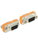 Delock adaptér Null Modem Sub-D 9 pin samice / samice