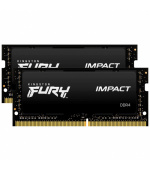 Kingston FURY Impact/SO-DIMM DDR4/64GB/3200MHz/CL20/2x32GB/Black