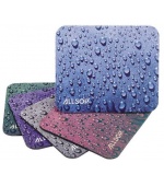 Allsop podložka pod myš, kapky - modrá