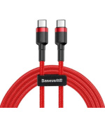 Baseus datový kabel Cafule USB-C/USB-C PD2.0 2m 60W (20V 3A) červený