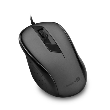 CONNECT IT Optická myš, USB, šedá