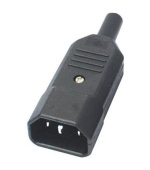 PremiumCord konektor IEC 320 C14 10A černý