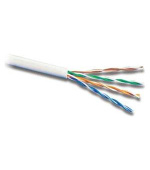 PremiumCord TP Kabel 4x2,drát UTP Cat5e AWG24,čistá měď 305m šedá