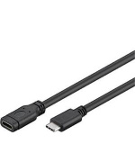 PremiumCord USB- C prodlužovací kabel (USB 3.2 generation 1), C/M - C/F, 1m