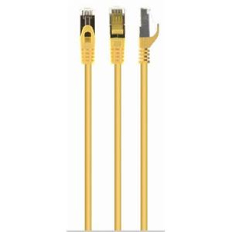 GEMBIRD Patch kabel S/FTP Cat. 6A LSZH, žlutý, 3 m