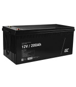 Green Cell AGM VRLA 12V 200Ah maintenance-free battery for camper, photovoltaics, solar panels, boats