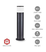 Nedis ZBLOP10RGBW - Venkovní světlo Smartlife| 360 lm | Zigbee 3.0 | 10 + 4 W | RGB / Teplá Bílá | 2700 K | Hliník