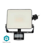 Nedis WIFILOFS21FBK Venkovní světlo Smartlife | Pohybový senzor | 1620 lm | Wi-Fi | 20 W | Hliník | Android™ / IOS